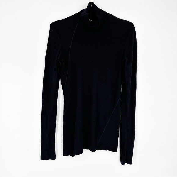 Helmut Lang Turtleneck Black Long Sleeve Top Small - Picture 1 of 6